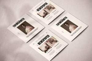 The Great Newspaper Square Trifold