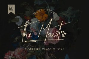 The Maestro – Signature Classic Font