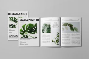 The Magazine A4 Mockup