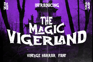 The Magic Vigerland Horror Metal Y2k Graffiti Font