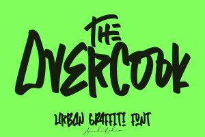 The Overcook – Graffiti Font
