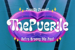 The Puerile – Retro Groovy 90s Font
