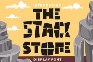 The Stack Stone – Display Font
