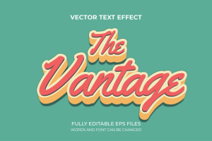 The Vantage Text  Effect