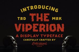 The Viperion – Display Typeface