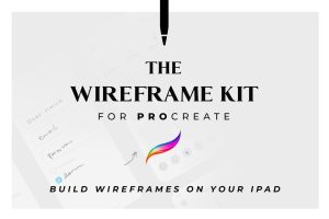 The Wireframe Kit for Procreate