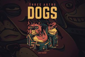 Three Astro Dogs