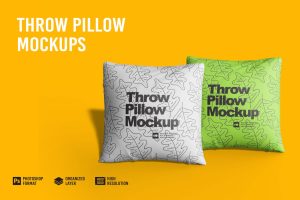Throw Pillow Mockup