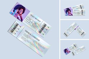 Ticket mockup