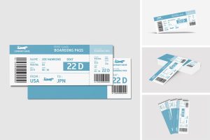 Ticket Product Mockup