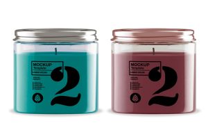 Tin Candle Mockup