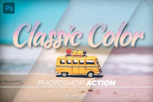 Titanium Classic Color Photoshop Action