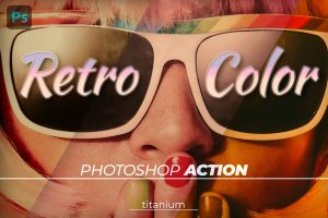 Titanium Retro Color Photoshop Action