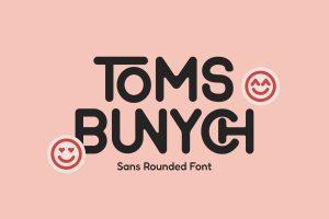 Toms Bunich – Rounded Font