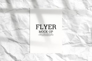 Top view Paper a4 mockup m1