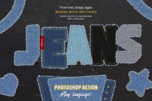 Torn Jeans Denim – Photoshop Action