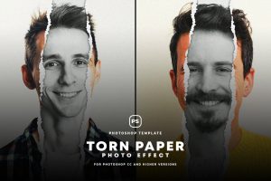 Torn Paper Effect