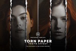Torn Paper Effect