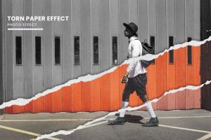 Torn Paper Effect
