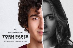 Torn Paper Effect