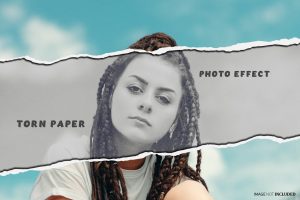 Torn Paper Photo Effect