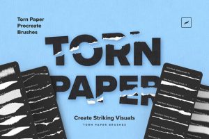 Torn Paper Procreate Brushes