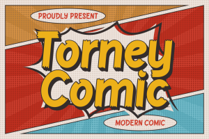 Torney Comic – A Modern Comic Font