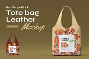 Tote Bag – Shopping Bag With Pocket Mockups