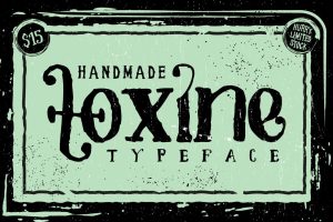 TOXINE typeface + Ornament pack