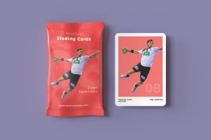 Trading Cards Mockup
