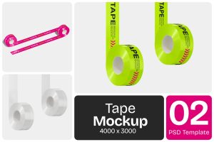 Transparent Tape Mockup