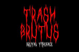 Trash Brutus – Brutal Font