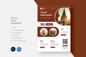 Travel Flyer Template Design