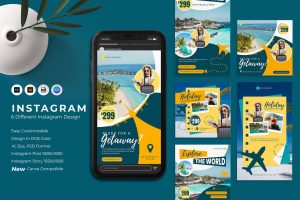 Travel Instagram Post Template