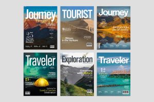 Travel Magazine Cover Templates