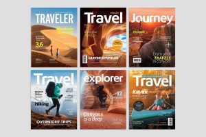 Travel Magazine Cover Templates