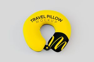 Travel Pillow Mockup