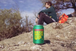 Trekking Beer Can Mockup