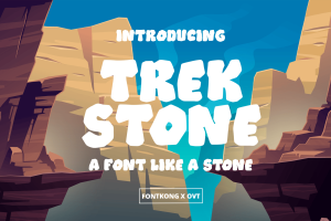 Trekstone – Font Carved in Stone