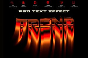 Trend Fluidic Visuals Animated Text Effect