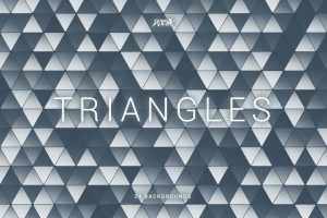 Triangles | Colorful Abstract Mosaic Backgrounds