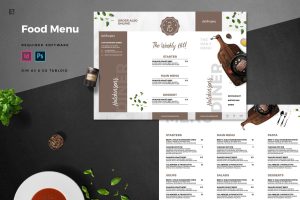 Trifold Restaurant Menu