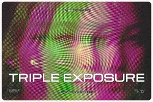 Triple Exposure Photo Effect