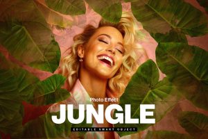 Tropical Jungle Photo Collage & Image Effect