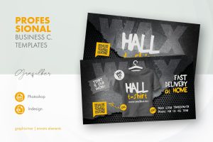 T-Shirt Business Card Templates