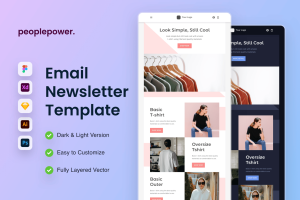 Tshirt Email Newsletter Template