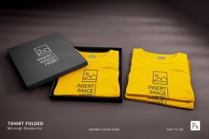 Tshirt Folded Mockup