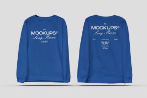 T-Shirt Long Sleeves Mockup