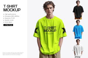 T-Shirt Mockup / Crew Neck