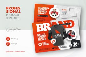T-Shirt Postcard Templates